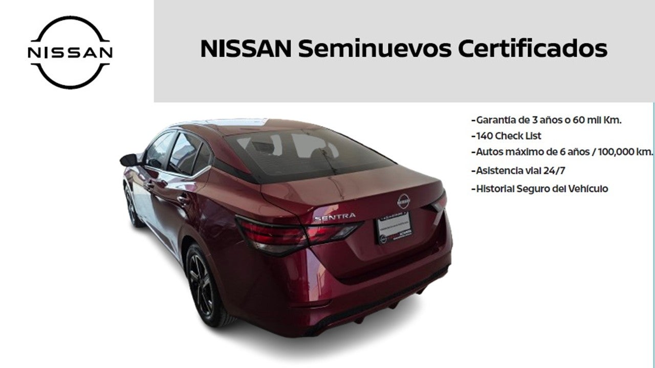 2025 Nissan SENTRA 4P ADVANCE L42.0 MAN