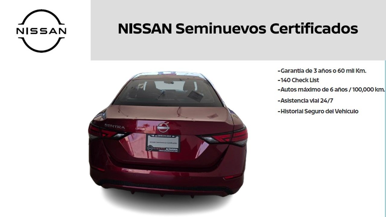 2025 Nissan SENTRA 4P ADVANCE L42.0 MAN